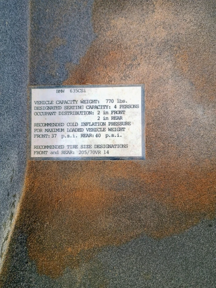 Guantera Bmw E24 Beige Perla 635csi 633csi M6 Foto 3 de 3