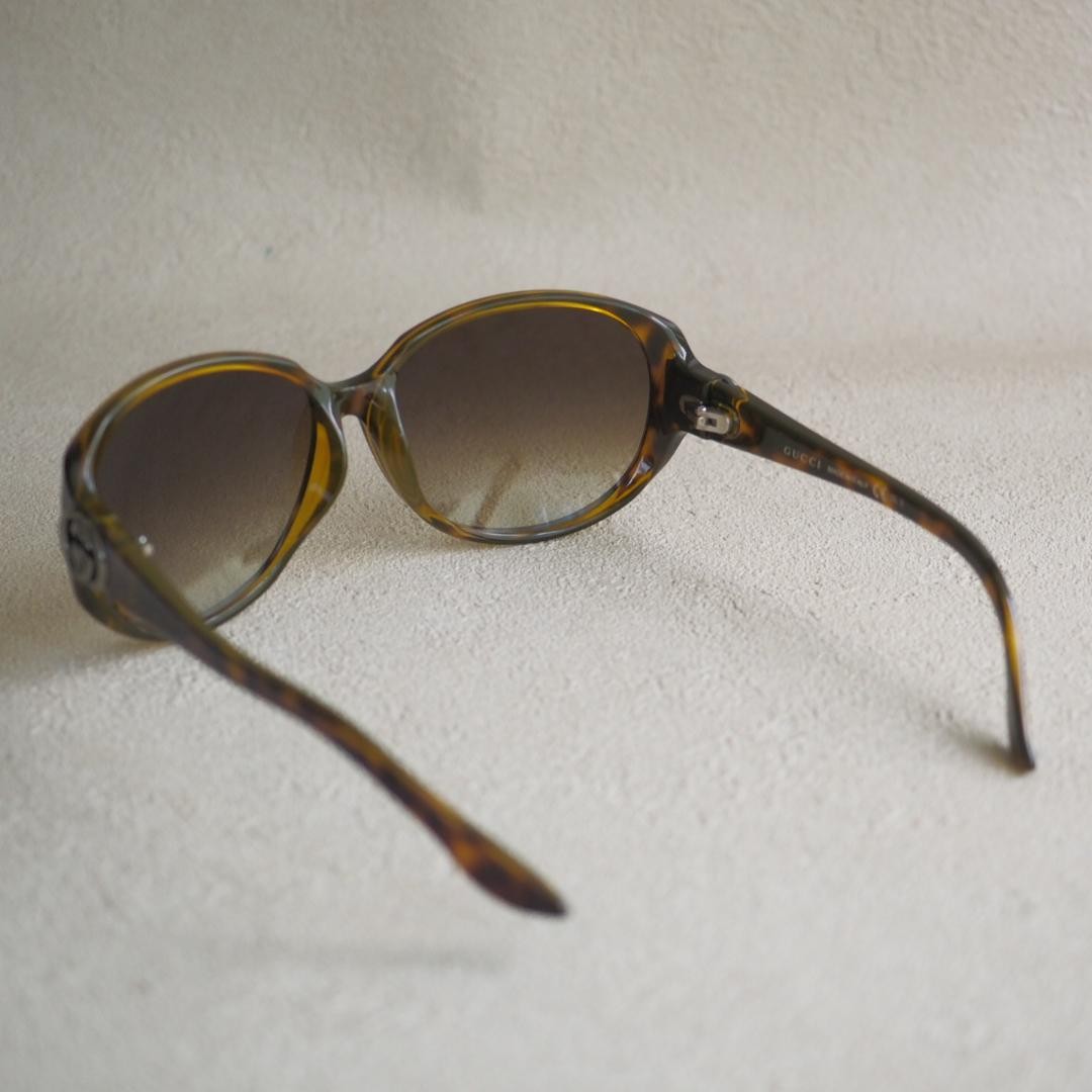 Gucci Tortoiseshell Brown Interlocking G Sunglass… - image 4
