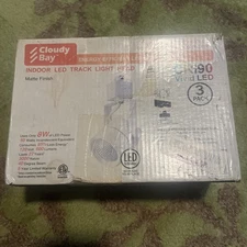CLOUDY BAY - 8W dimmable LED Track Light Head CRI 90+ Day Light 3 Pack Matte