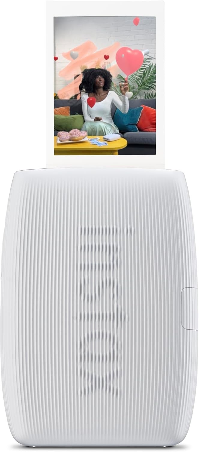 Compact and Stylish Fujifilm Instax Mini Link 3 Smartphone Printer in Clay White