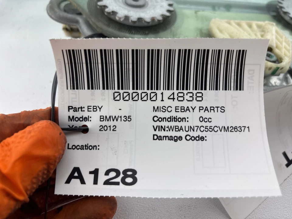 BMW 135i/128i 2008-2013 ventana trasera izquierda cuarto de cristal OEM Foto 4 de 4