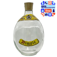 Vintage Old Glass Dimple Blended Scotch Whisky Empty Decanter Bottle