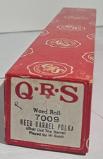 QRS Player Piano Word Roll 7009 BEER BARREL POLKA (ROLL OUT THE BARREL) Hi Habit