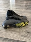 Nike Zoom Mercurial Men's Anklet Lace-Up Soccer Cleats Black Volt Mid Flyknit 12 — photo 3