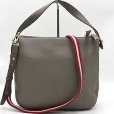 Bally Fiona Gray Leather Trainspotting 2 Way ...
