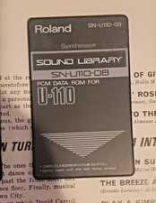 Roland SN-U110-08 Synthesizer Sound Library Rom Card For U-110