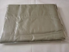 The Company Store Legend Hotel Thyme Cotton Sateen WF Queen Flat Sheet New