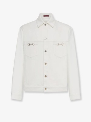 GUCCI White Denim Jacket New & Authentic | eBay GUCCI White Denim Jacket New & Authentic | eBay