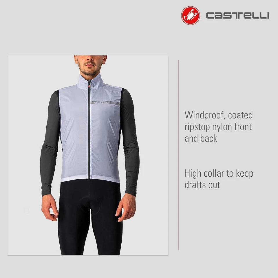 Performance-Driven Men's Cycling Vest with Windproof Ripstop Nylon & High Collar - Image 4 of 4