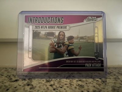 Panini Absolute 2025 NFL Savion Williams Matthew Golden Introductions #No.I-SWS