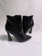 Nine West Women’s Torrie Dress Black Alligator Print Bootie Black Size 6.5