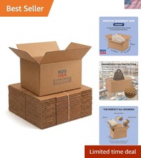 Small Shipping Boxes 12"L x 8"W x 6"H 25-Pack - Corrugated Cardboard Box for ...