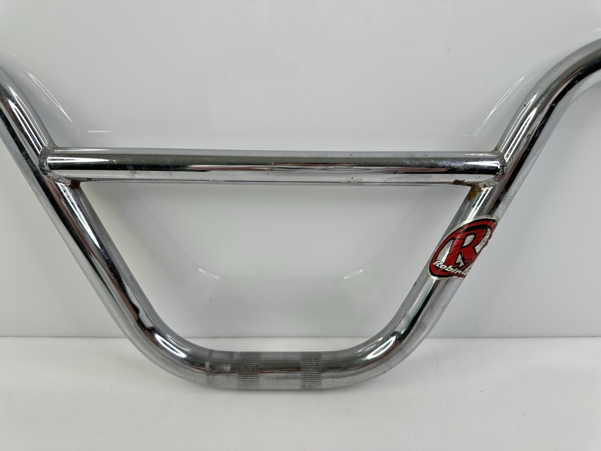 Vintage 1999 Robinson Racing BMX Expert Handlebars GT Chrome HTF
