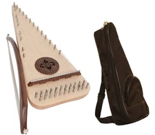 Roosebeck Soprano Round Back Psaltery, Right-Handed + Gig Bag