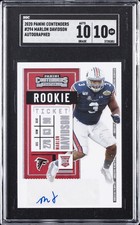 2020 CONTENDERS AUTOGRAPHED #294 MARLON DAVIDSON SGC 10 GM