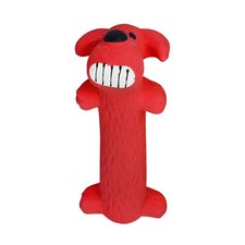 Original Loofa Dog Latex Ruff 6" Dog Toy, Assorted Colors for Small Bre