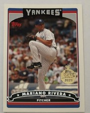 2025 Topps Holiday Stamped Buyback Mariano Rivera 2006 Topps #110 Yankees HOF