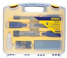 irwin marples chisel set 6 piece set, 3 chisels Brand New