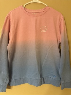 Ivory Ella Tie Dye Sweatshirt Adult Small Elephant Logo