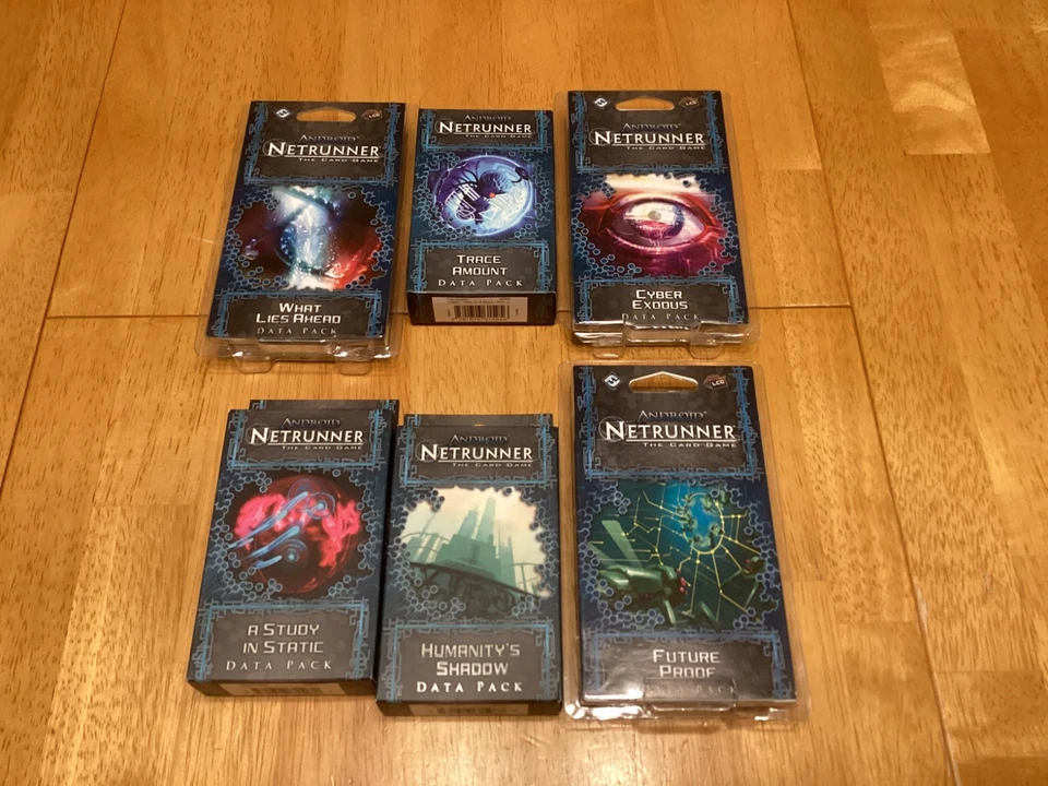 Android Netrunner LCG - COMPLETE Data Pack Cycle Collection - BRAND NEW, SEALED - Image 3 of 4