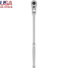 3/8 Drive 12 Flex Head Quick Release Long Ratchet 90 Tooth Gear Compact Design
