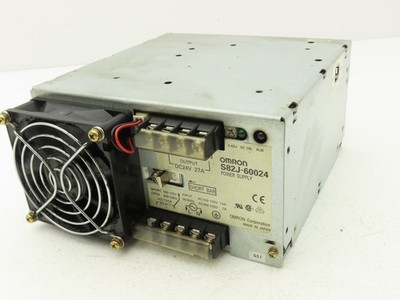 Omron S82J-60024 Okuma AC-DC Converter Power Supply In 115/230V Out 24V 27A