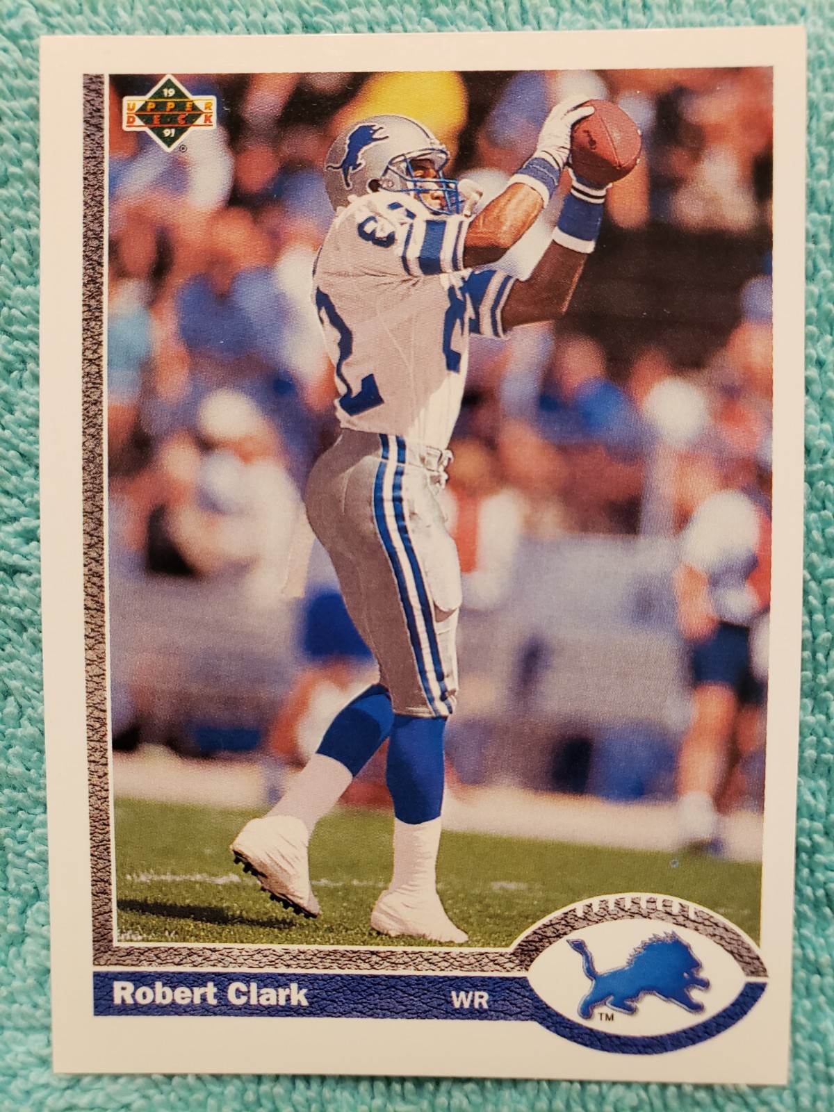 1991 UPPER DECK ROBERT CLARK #511  DETROIT LIONS 