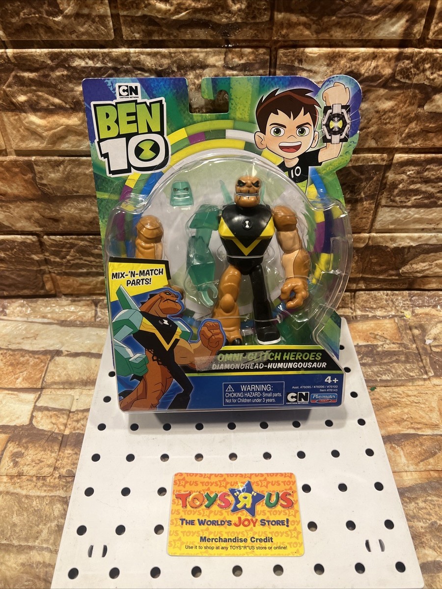 Playmates 2020 BEN 10 Omni-Glitch Heroes Diamondhead Humungousaur