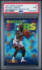 1997 TOPPS CHROME MICHAEL JORDAN SEASON’S BEST REFRACTOR INSERT CARD PSA MINT 9