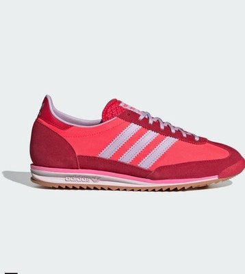 Adidas SL 72 OG Solar Red Ice Lavender Womens Size 8.5 Retro Shoes JH7392 New 