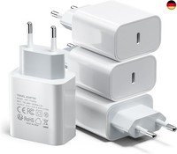 [4Er-Pack] 25W Usb C LadegeräT, Usb C Netzteil SchnellladegeräT, Usbc Stecker P