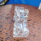 Hofbauer Truck Crystal Glass glass 2 piece 25% Lead Frosted Glass Mint 9" — photo 2