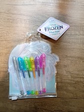 Disney Frozen 6 Mini Gel Pens w/Pouch