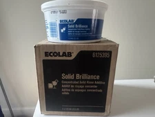 Ecolab Brilliance Concentrated Rinse Additive for Sale. 2.5lb Tub. $100 Each