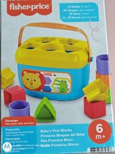 Baby's First Blocks Multicolor Toy Building Block Set for Infants