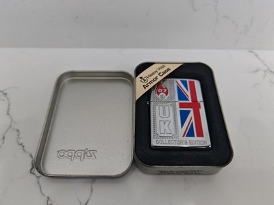 Zippo 2007 UK Collectors Edition Heavy Wall Armor Case Feuerzeug #128/200 selten