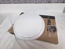Bemis 400 Round Molded Wood White Toilet Seat