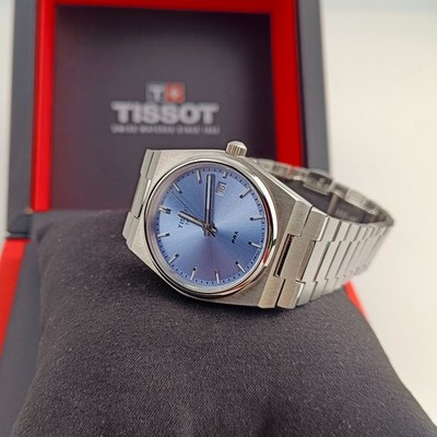 Tissot PRX 35mm Light Blue Dial Swiss Quartz Watch T1372101135100