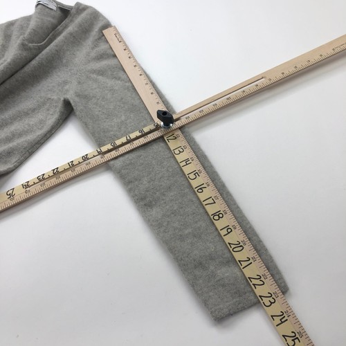 Pursuits Ltd 100% Cashmere Large Women's V-Neck Pullover Sweater Light Gray - Picture 6 of 9