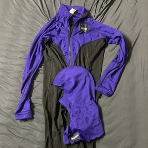 Aeroskin Dive Suit Ladies Large Purple With Hood