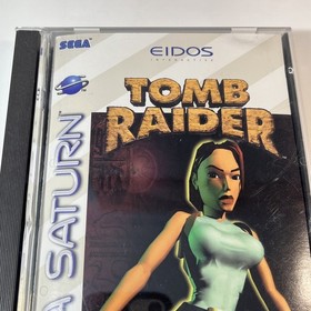 Tomb Raider (Sega Saturn, 1996) CIB Complete w Manual + Reg Card - Tested