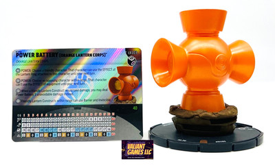 DC Heroclix Power Battery (Orange) #R103 & #LR103 Legacy Card Lantern Legacy Set
