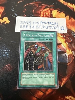 1x A Deal With Dark Ruler Random Set/Edition/Rarität YuGiOh Karte Kombiversand
