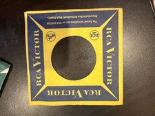 RCA Victor Records Company Sleeve for 45's 7" No Record VG
