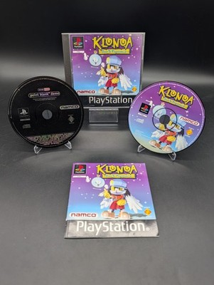 KLONOA DOOR TO PHANTOMILE PS1 SONY PLAYSTATION 1 PAL OVP CIB MIT ANLEITUNG DEMO