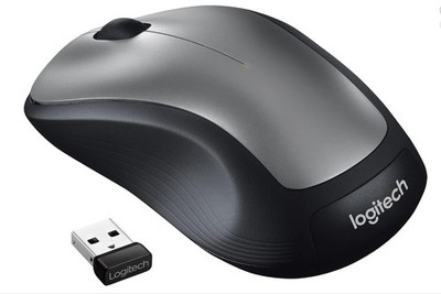 Logitech M310 Full Wireless Mouse, 2.4 GHz with USB Nano Receiver, Silver (3EA)
