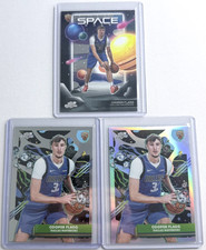 2025-26 Topps Chrome Cosmic Cooper Flagg RC Lot (x3) Space Walk + Base Mavs