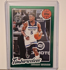 Topps 2025-26 1980-81 Anthony Edwards Green 94/99 #80BK-90