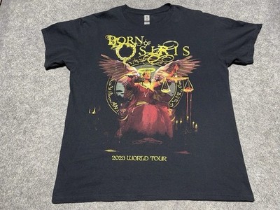 Vintage Born Of Osiris Band 2023 World Tour Black S to 5XL Shirt HL558