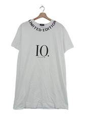 ELISABETTA FRANCHI Abito felpa Donna Abito Taglia IT 42 bianco stile casual